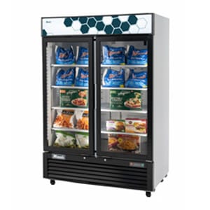 A glass door merchandiser